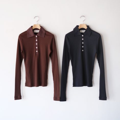 ep-ribtightpolotshirt
