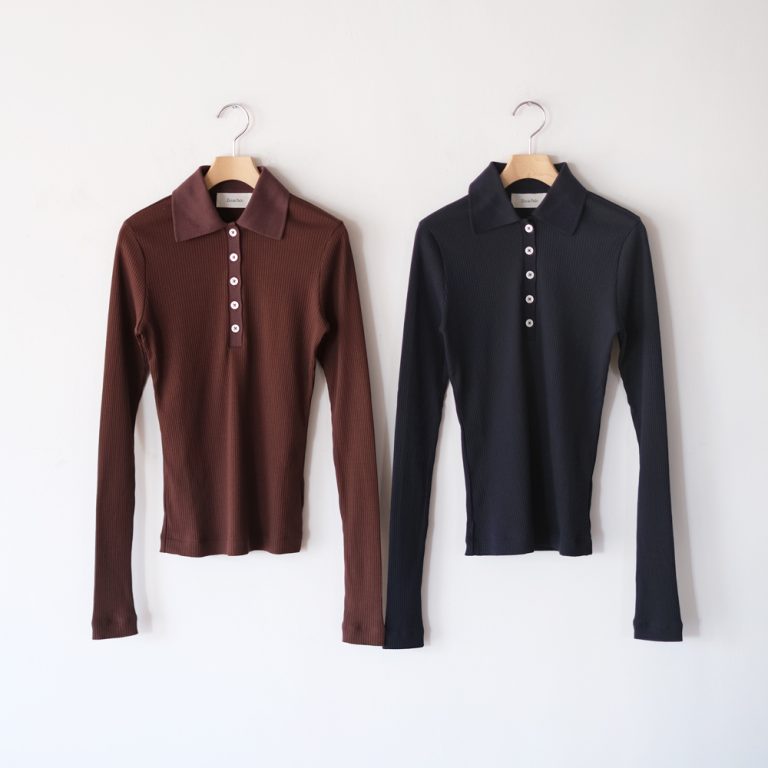 ep-ribtightpolotshirt