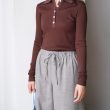 ep-ribtightpolotshirt
