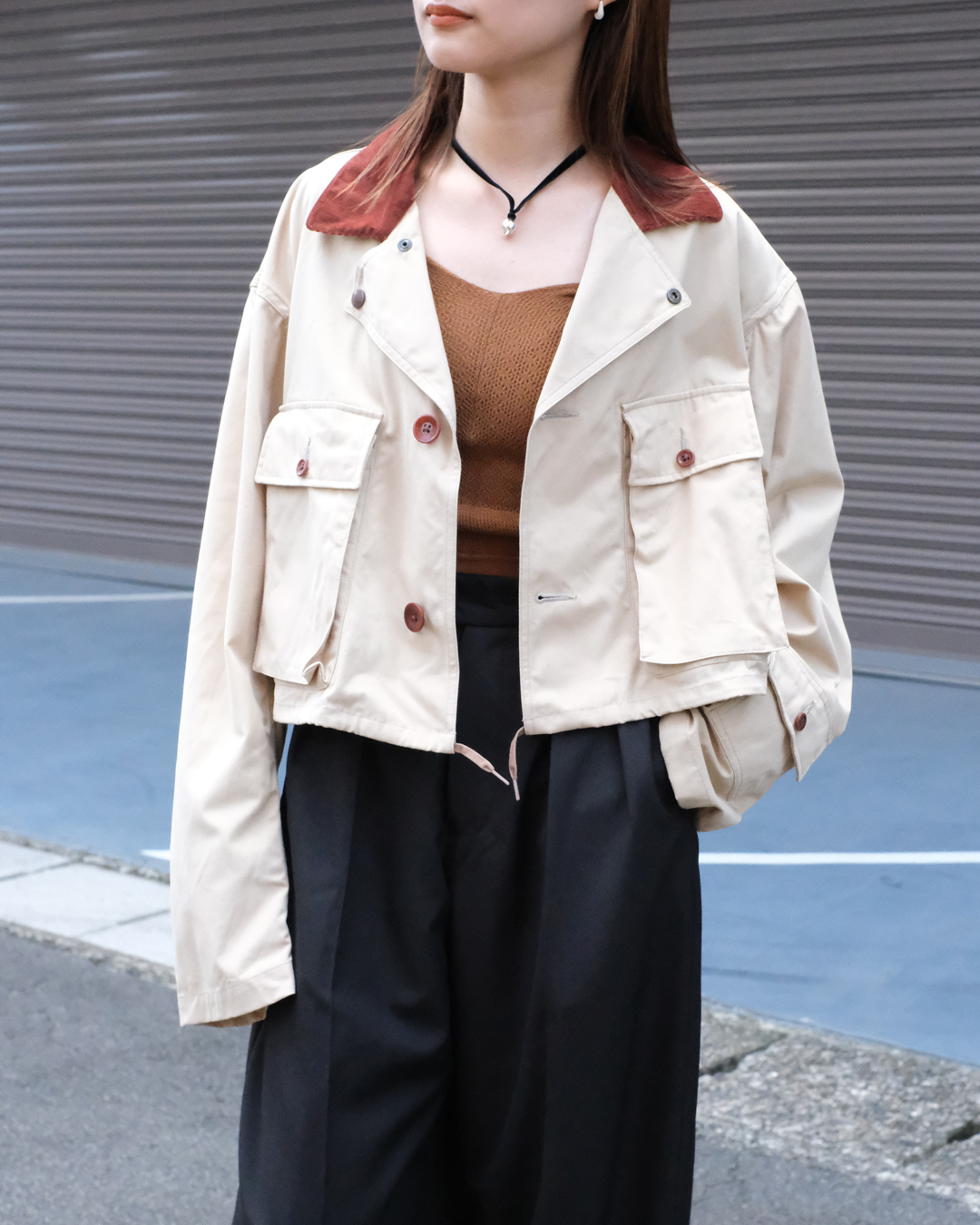 fumikauchida-poplinshortjacket