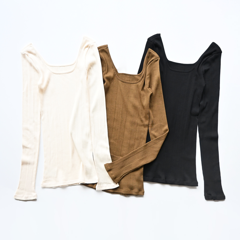 Random Rib Square Neck LS PO | EUREKA FACTORY HEIGHTS