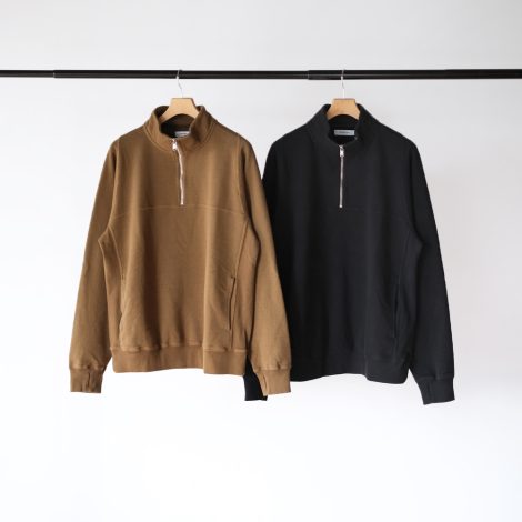 nonnative-marinerhalfzippullovercottonsweat
