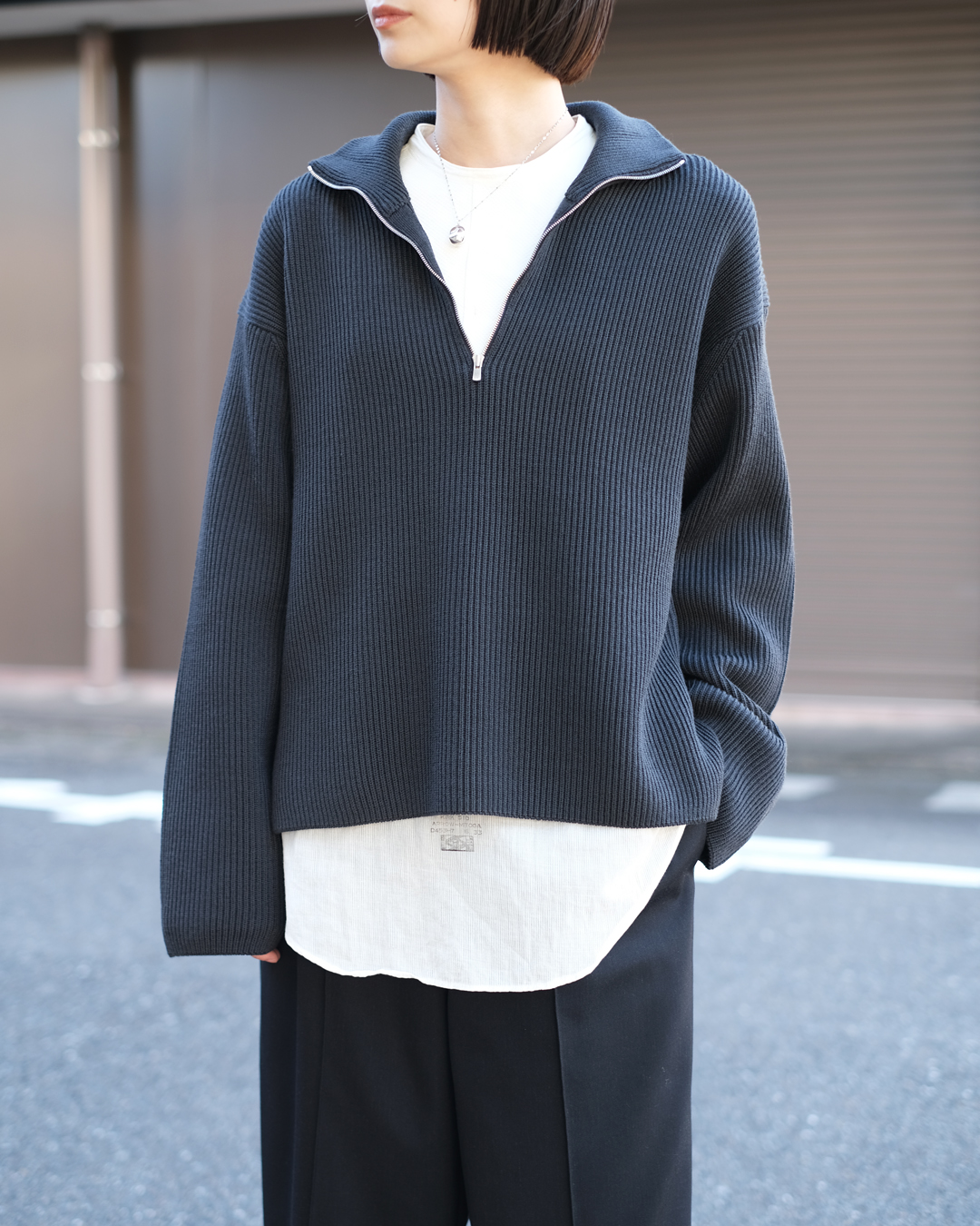 batonerwomens-solidwoolribhalfzip