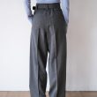 fumikauchida-herringbonebeltedwide2tuckpants