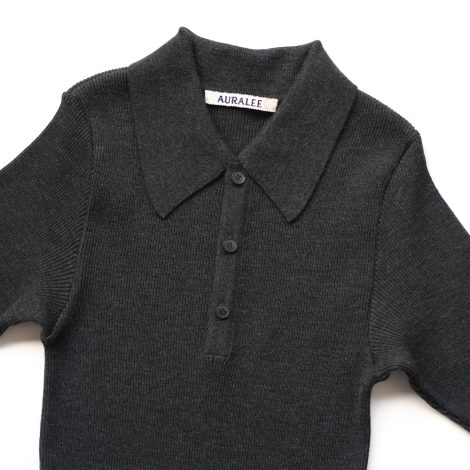 auraleewomens-superfinewoolhighgaugeribknitpolo