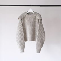 FUMIKA UCHIDA / CASHMERE HOODED STORE 完売 Shetland Rib Stitch Hooded Pullover | EUREKA FACTORY HEIGHTS