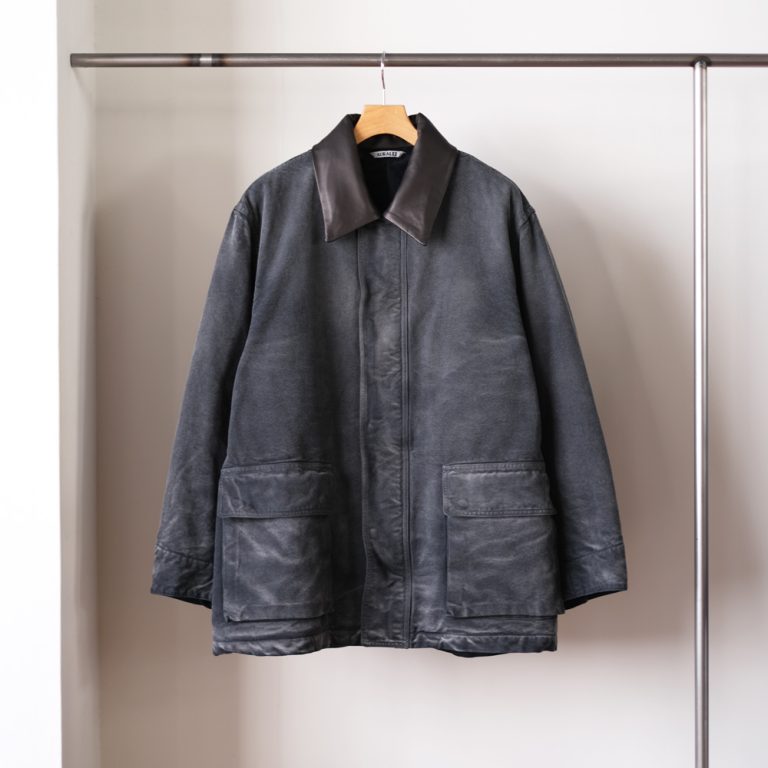 auralee-productdyedorganiccottonduckblouson