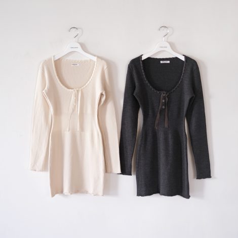 fumikauchida-ribstitchhenleyneckunderwear