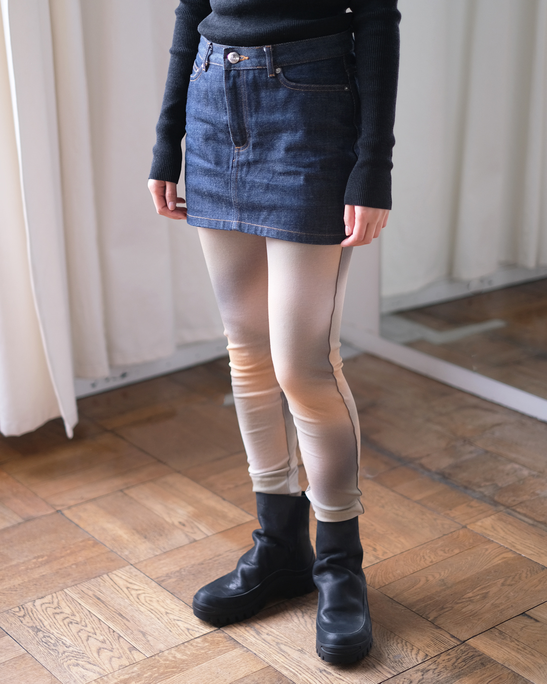 hakuji-blurpaintedprintleggings