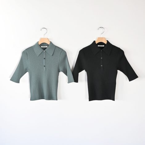 auraleewomens-cottonhighgaugeribknitpolo