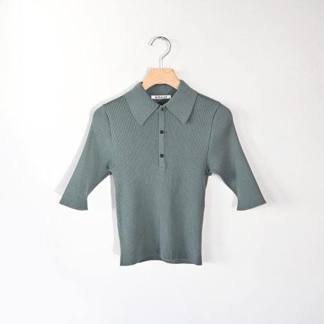 auraleewomens-cottonhighgaugeribknitpolo
