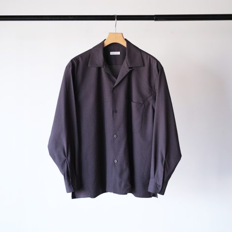kaptainsunshine-summerwoolopencollarshirt
