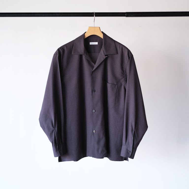 kaptainsunshine-summerwoolopencollarshirt