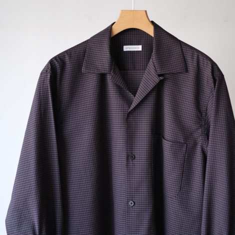kaptainsunshine-summerwoolopencollarshirt