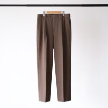 Light Wool Max Gabardine Two-Tuck Slacks | EUREKA FACTORY HEIGHTS