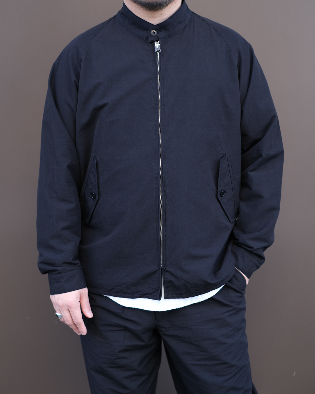 ks-cottonsilkstandcollarjacket