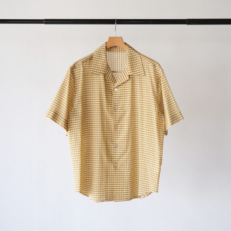 auralee-26ssairylightcottoncheckhalfsleevedshirt