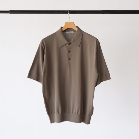 auralee-gizahighgaugeknitpolo