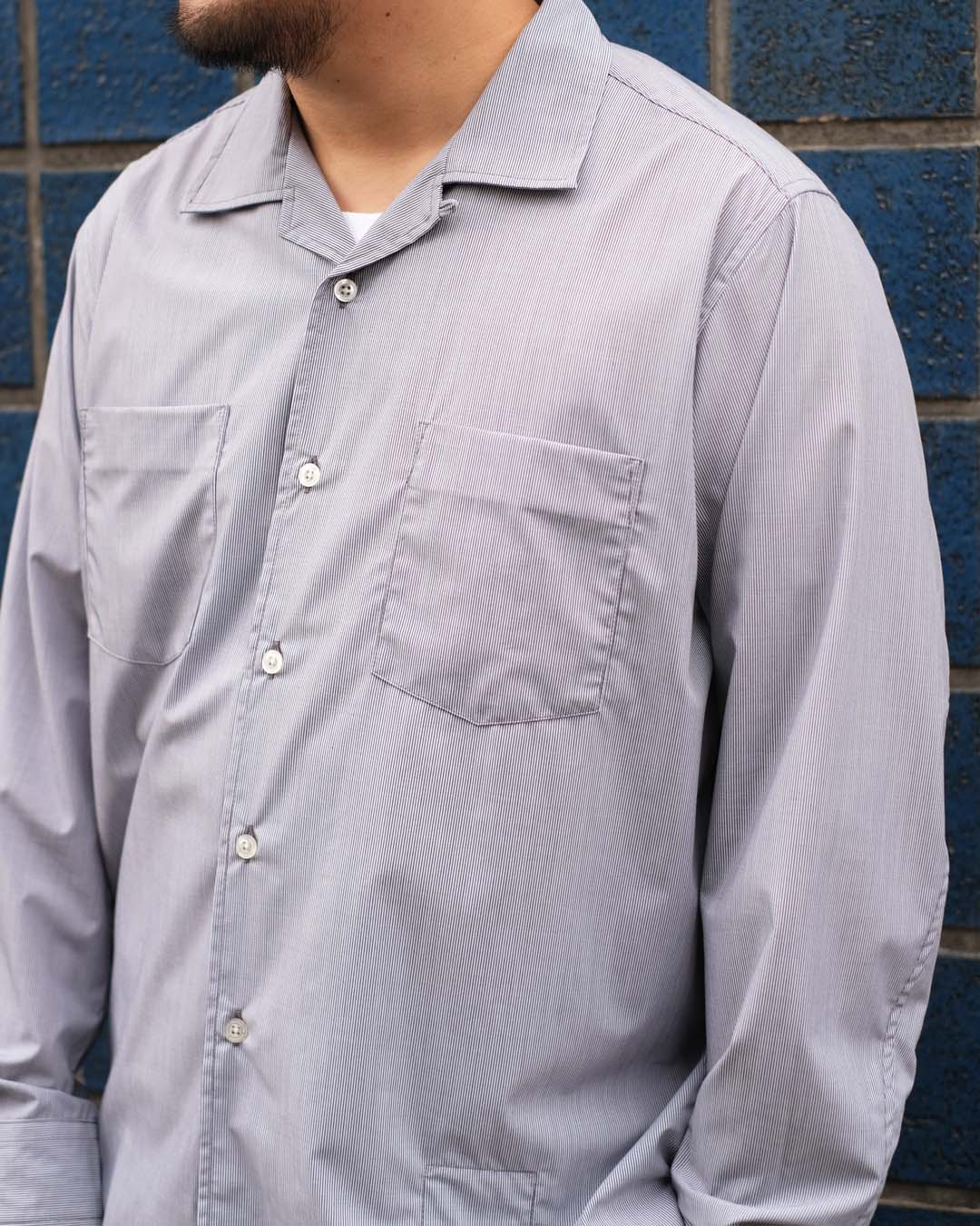 nonnative-voyagerlsshirtprhairlinestripe