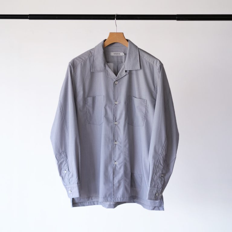 nonnative-voyagerlsshirtprhairlinestripe