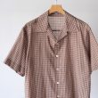 auralee-26ssairylightcottoncheckhalfsleevedshirt