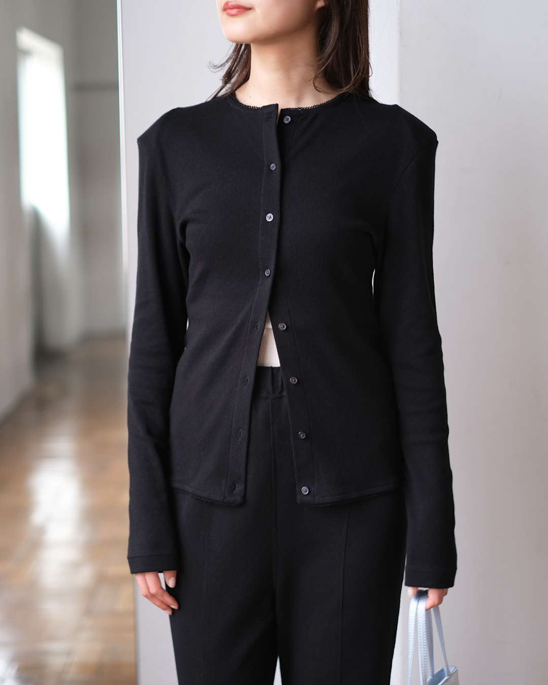 pan-eyeletmeshlacecardigan