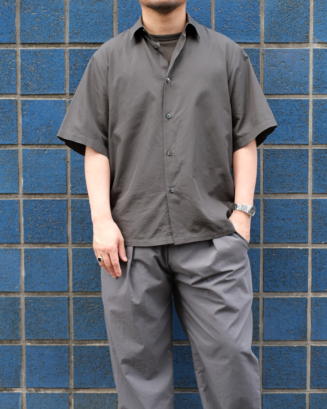 kaptainsunshine-plainssshirtstripe
