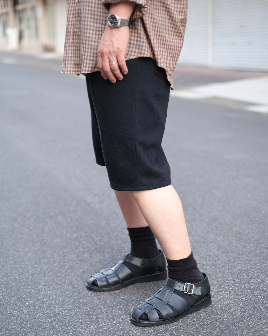 Silk Nep Denim 5P Wide Shorts | EUREKA FACTORY HEIGHTS