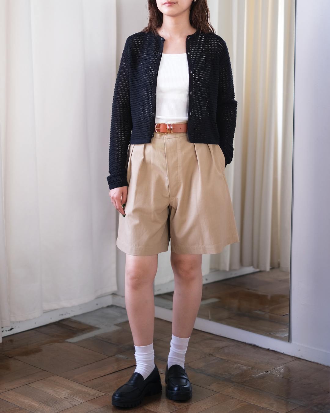 fumikauchida-twilluniformtwotuckshorts