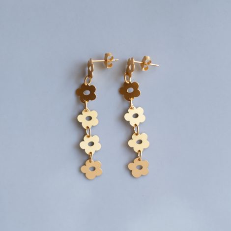 keyholder-ka240801floweretchedmetallongearrings