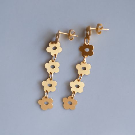 keyholder-ka240801floweretchedmetallongearrings