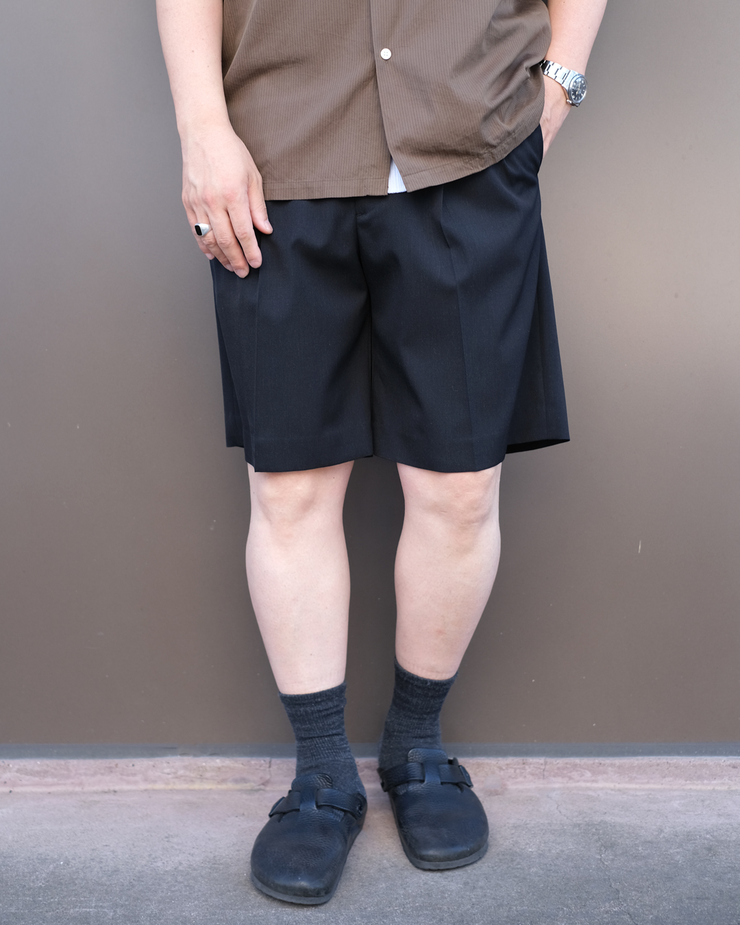 auralee-26sslightwoolmaxgabardineshorts