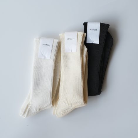 auralee-cottonlowgaugesocks
