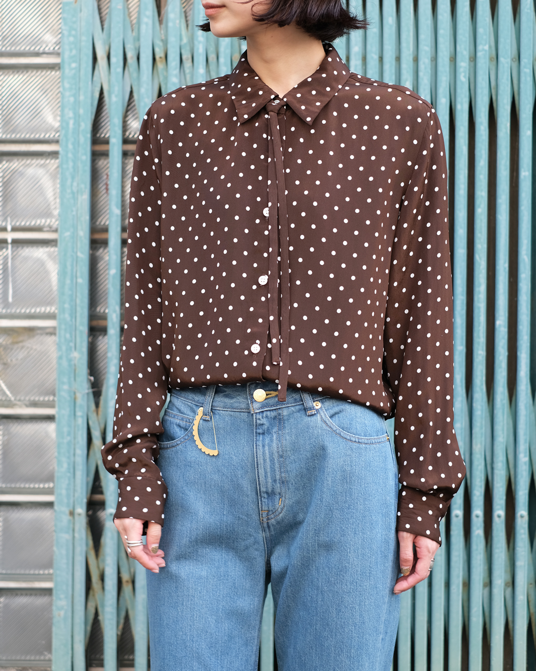 epwomens-dotjacquardtieshirt