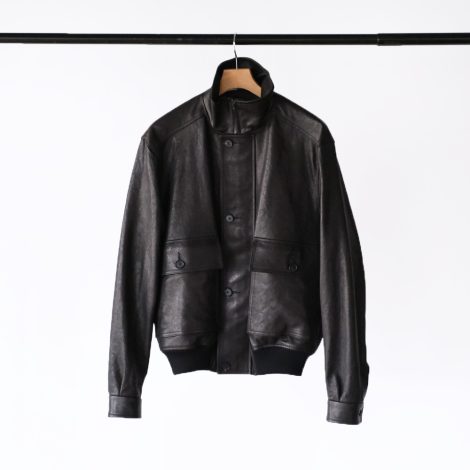 auralee-26awtexturedlambleatherblouson