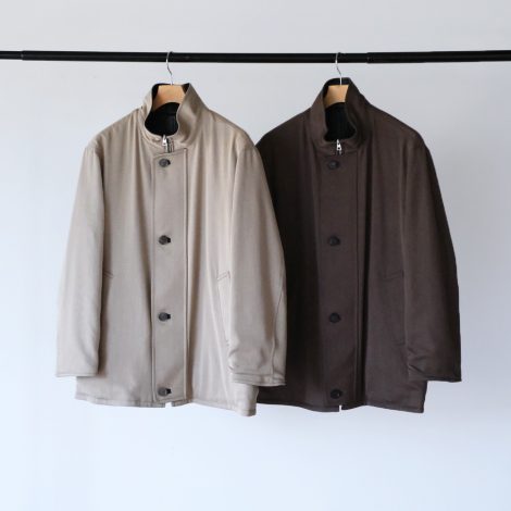 auralee-mensreversiblewooltwistedtwillsheepleatherhalfcoat