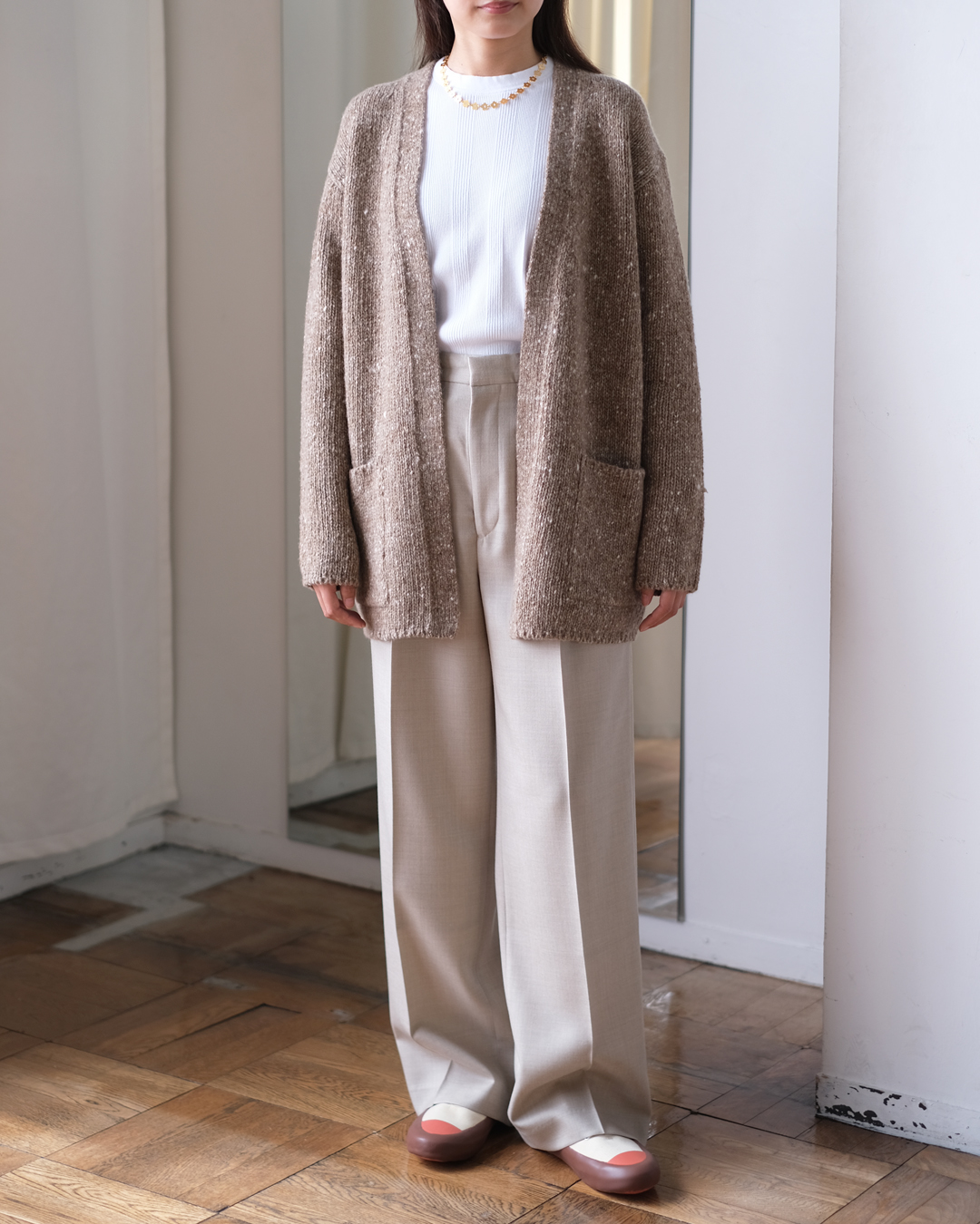 Super Light Wool Two-Tuck Slacks | EUREKA FACTORY HEIGHTS