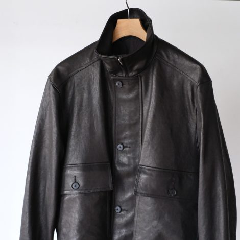 auralee-26awtexturedlambleatherblouson