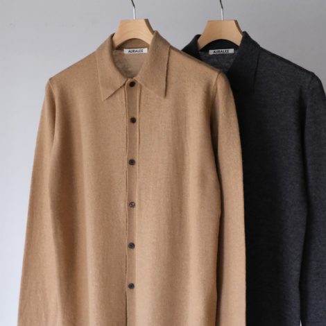 auralee-highgaugesoftcashmereknitshirtcardigan