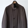 auralee-mensreversiblewooltwistedtwillsheepleatherhalfcoat
