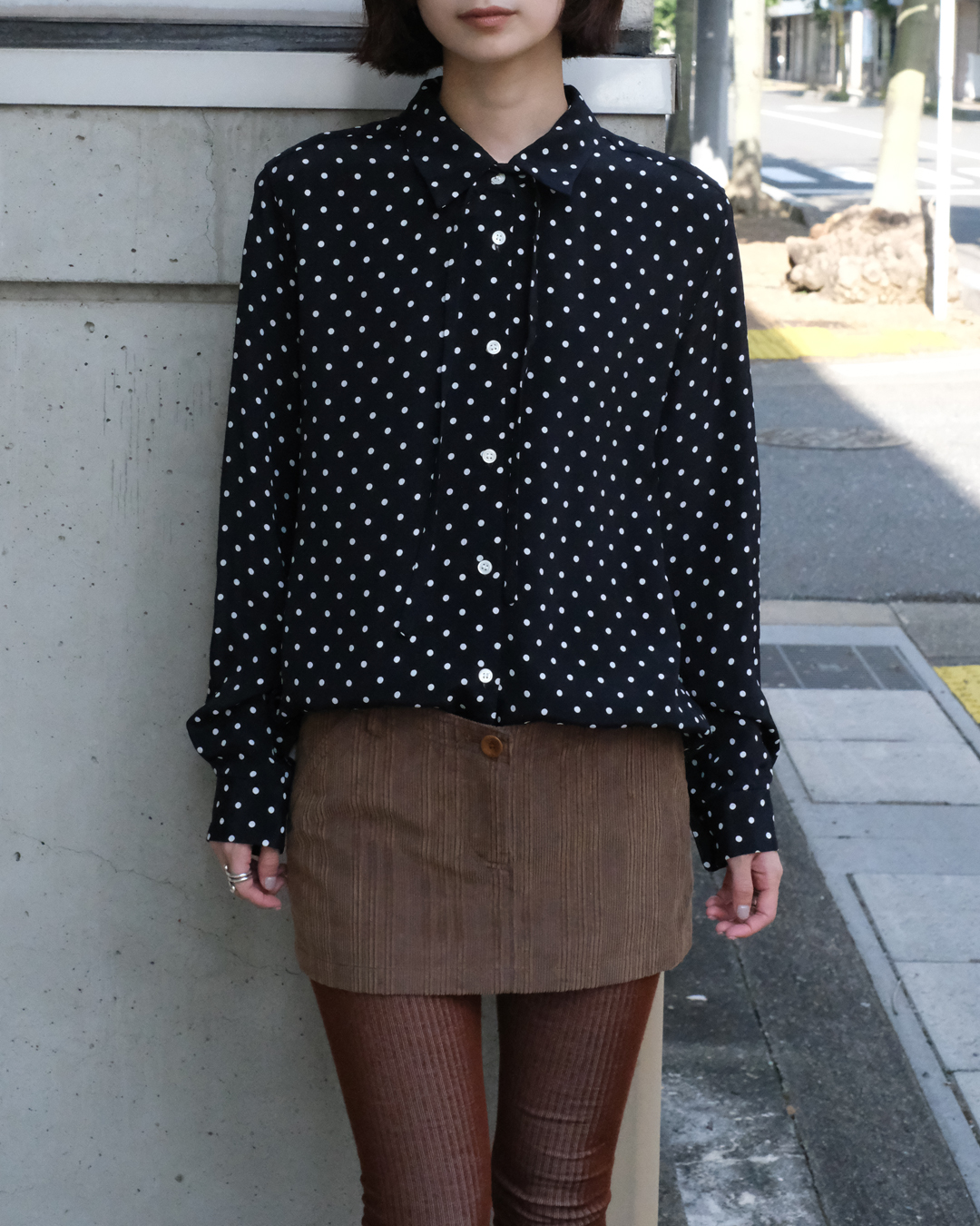 epwomens-dotjacquardtieshirt