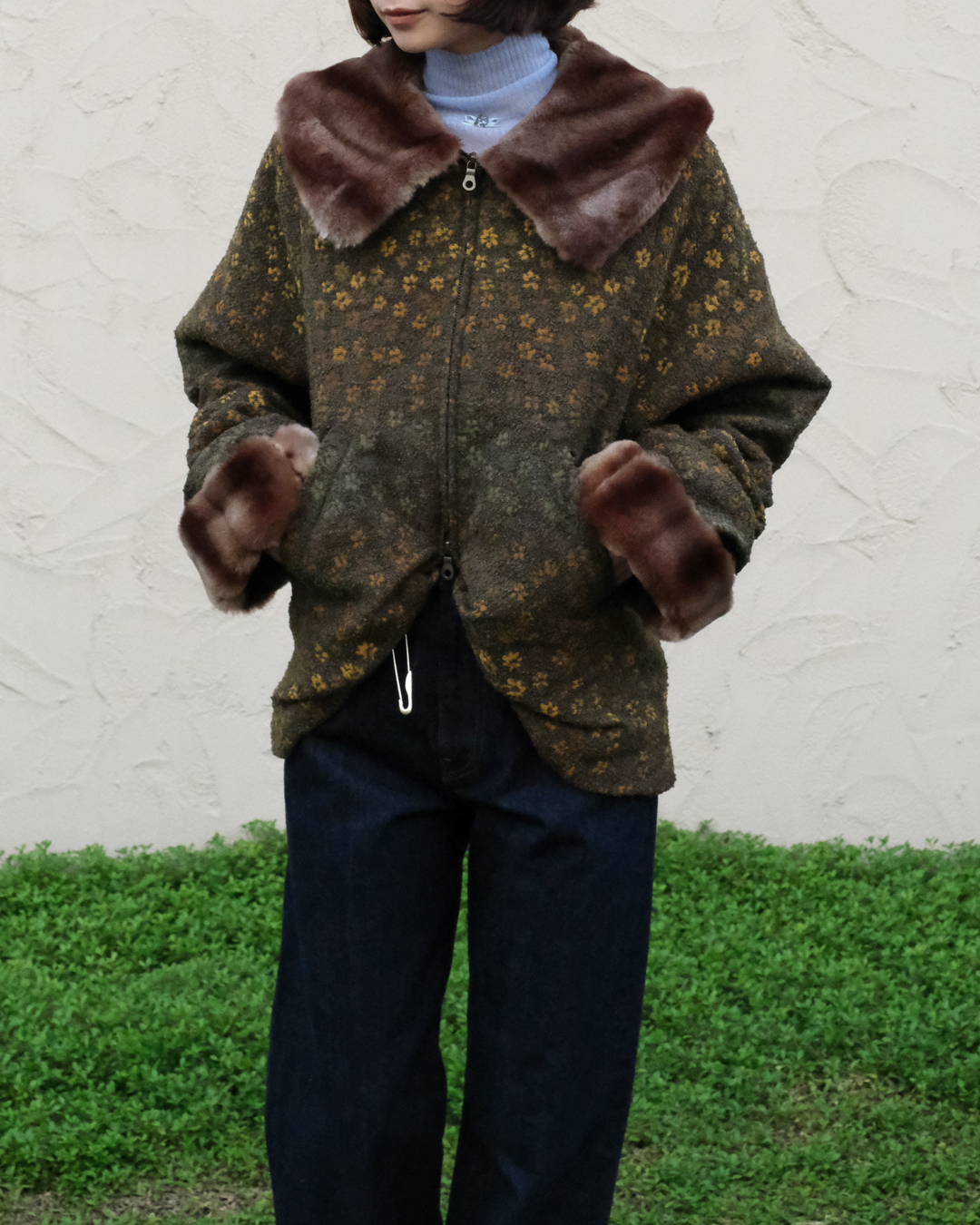 fu-bouclejacquardloungeblouse