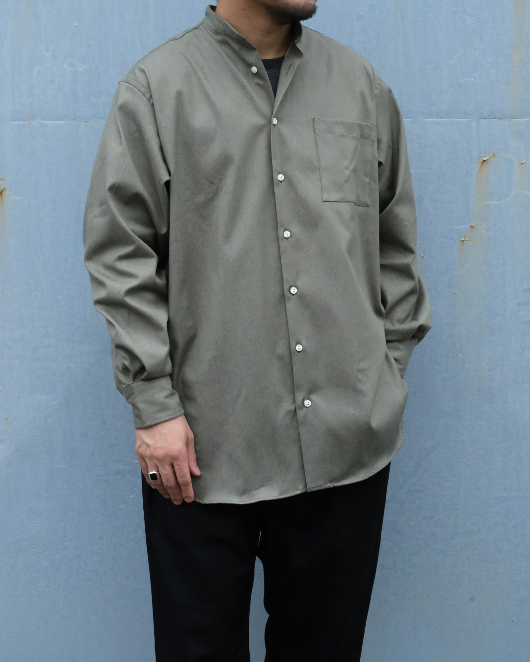 idforefh-26awrelaxfitbandcollarshirts