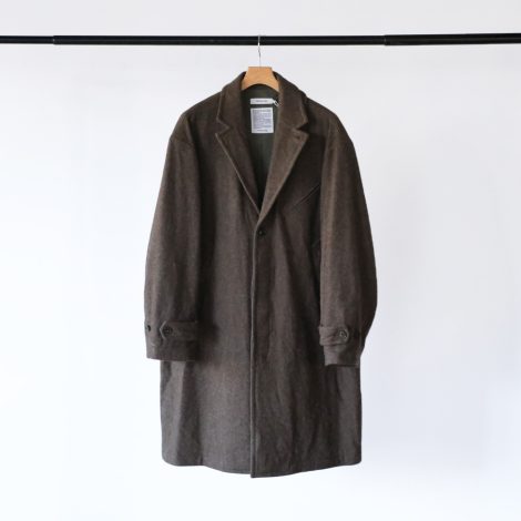 nonnative-wandererlongcoatwoolnylonmeltonowwithwindstopper