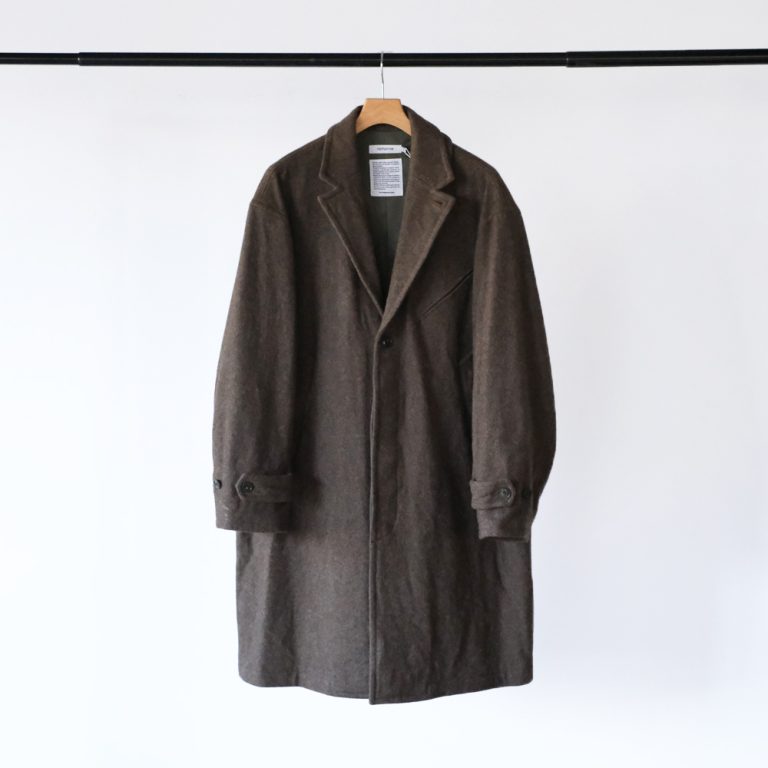 nonnative-wandererlongcoatwoolnylonmeltonowwithwindstopper