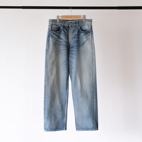 auralee-26awselvedgefadedheavydenimwideoants