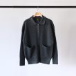 batoner-solidwoolribpolocardigan