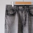 auralee-blackfadedheavydenimcenterpleatedpants