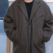 nonnative-wandererlongcoatwoolnylonmeltonowwithwindstopper